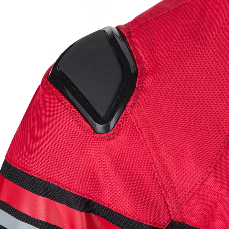 Geacă motocicletă RSA Compact 2 EVO negru-gri-galben fluo
