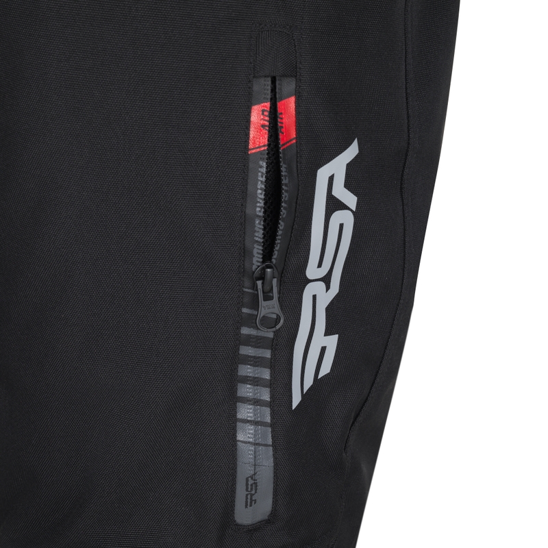 Pantaloni de motocicletă RSA Greby 2 pentru femei, negru-galben-fluo