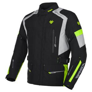 Jachetă pentru motociclete RSA EXO 2 negru-gri-galben-fluo