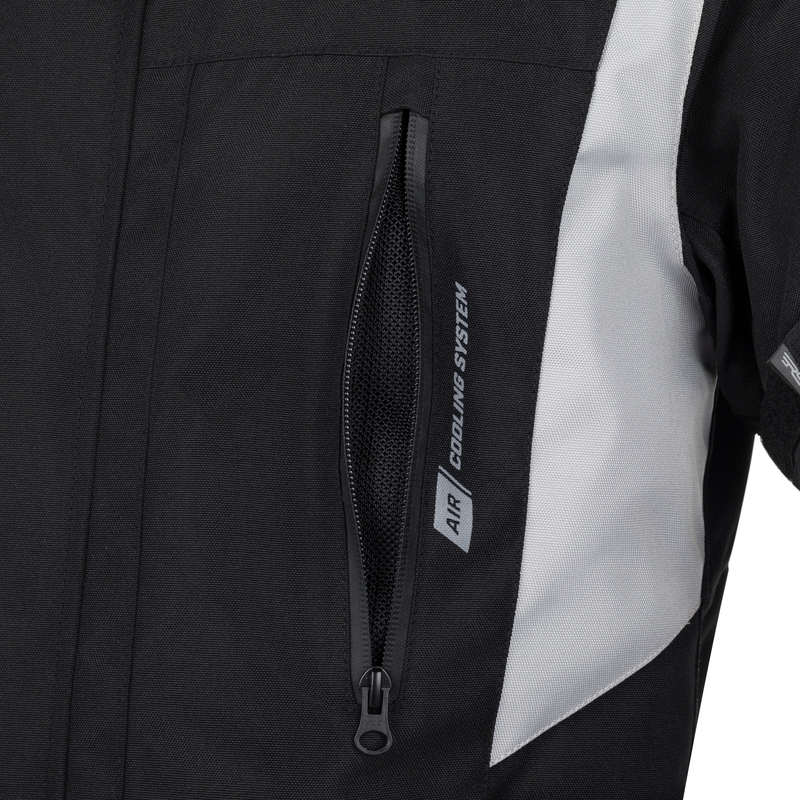 Jachetă pentru motociclete RSA EXO 2 negru-gri-galben-fluo