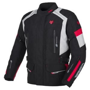 Jachetă pentru motociclete RSA EXO 2 negru-gri-rou