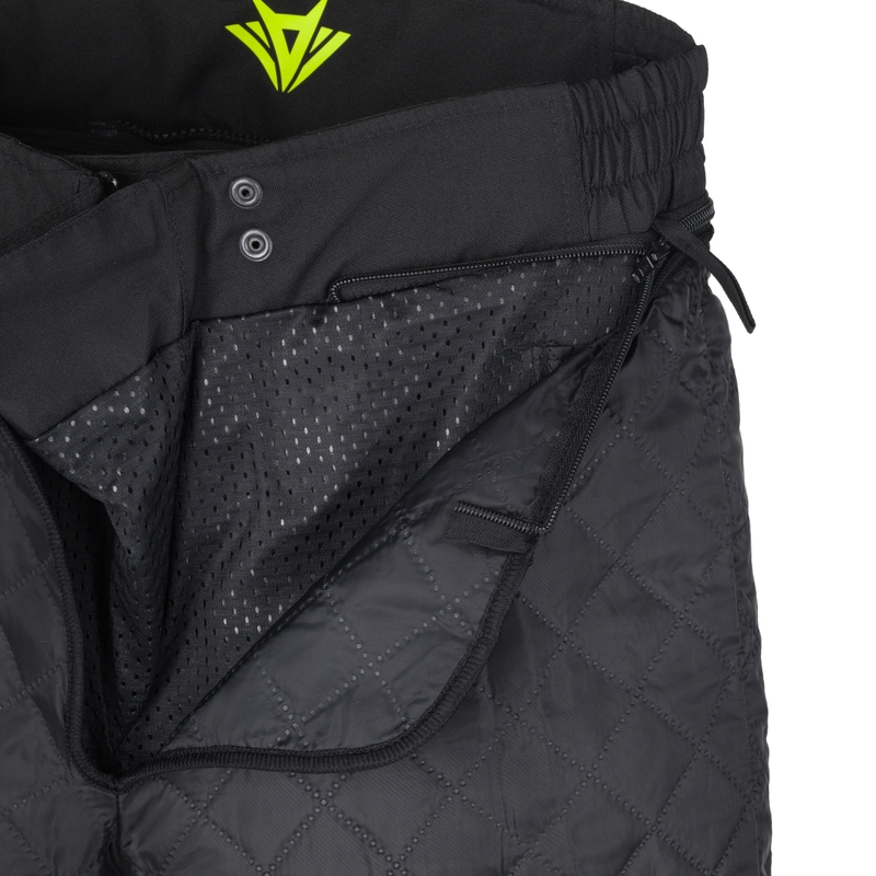 Pantaloni motocicletă RSA EXO 2 negru-galben fluo