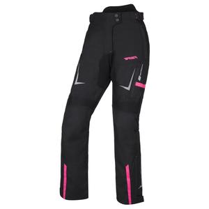 Pantaloni de motocicletă RSA EXO 2 negru și roz pentru femei RSA EXO 2 negru și roz