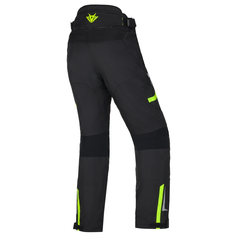 Pantaloni moto dama RSA EXO 2 negru-galben fluo