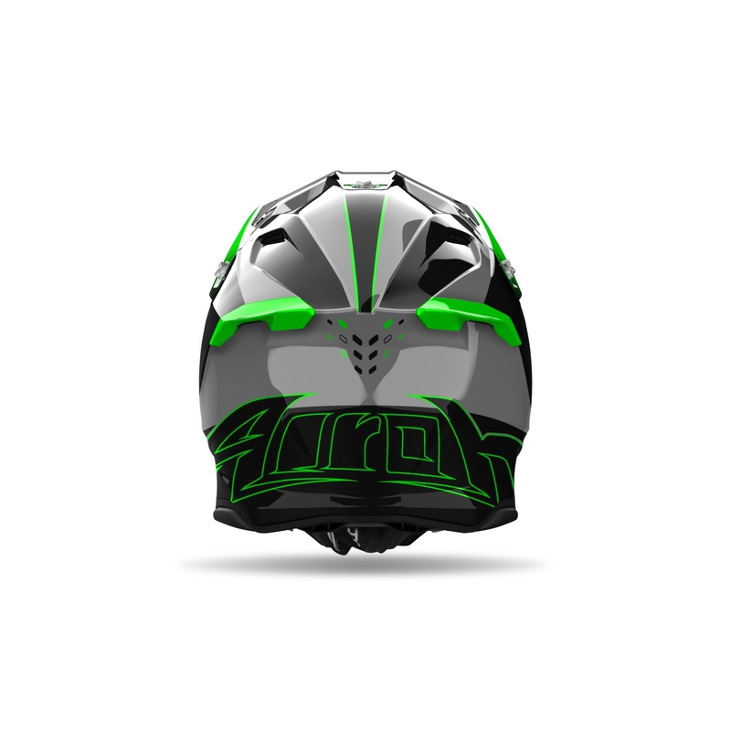 Casca motocross Airoh Twist 3 Shard verde lucios