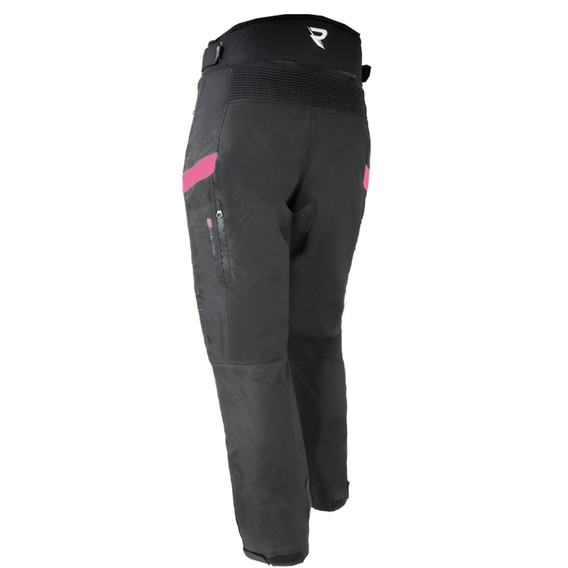 Pantaloni de motocicleta Street Racer Vix de dama negru-roz