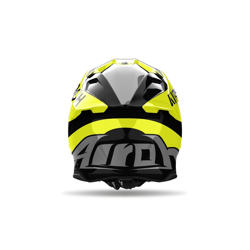 Casca motocross Airoh Twist 3 King galben lucios