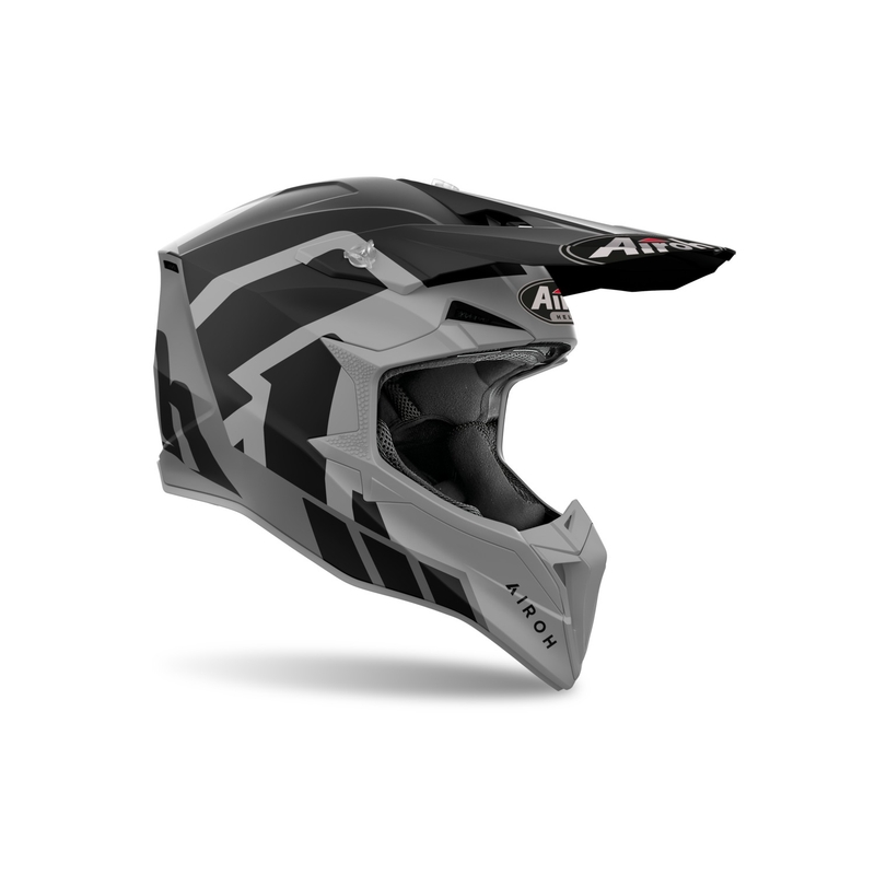Casca de motocross Airoh Wraaap Reloaded antracit mat