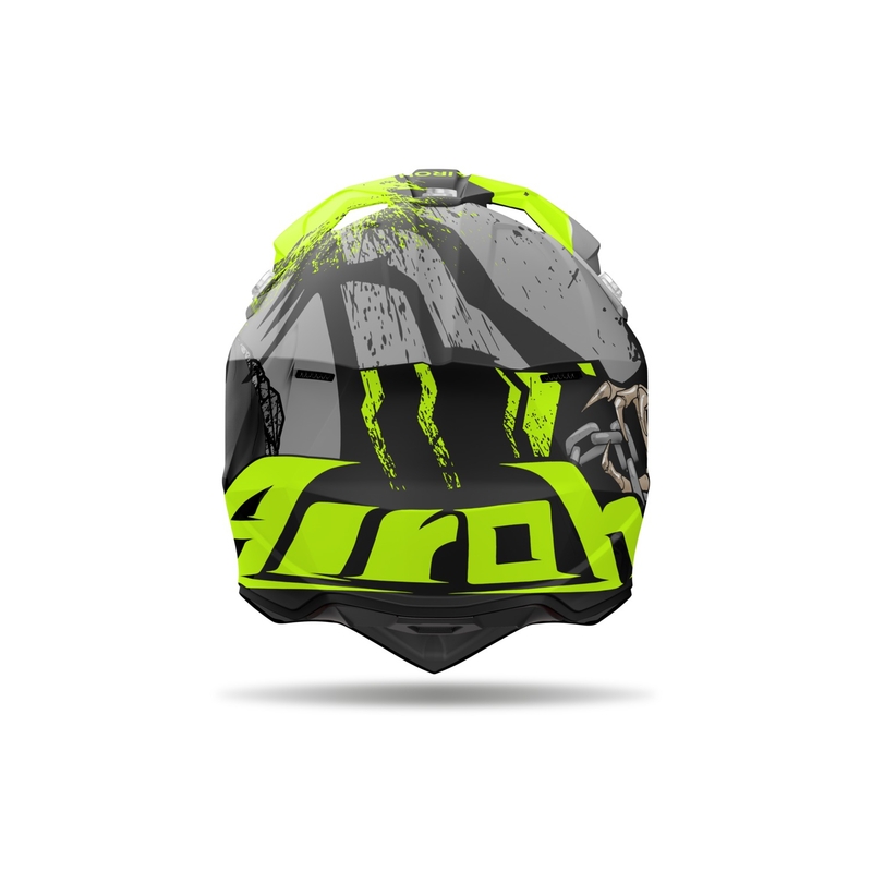 Cască motocross Airoh Wraaap Darkness mată