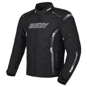 Jachetă pentru motociclete RSA Greby 2 negru-gri