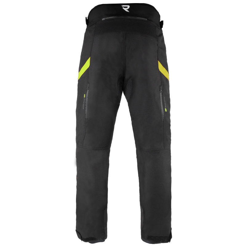 Pantaloni moto Street Racer Vix negru-galben fluo