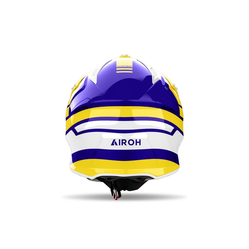 Cască motocross Airoh Aviator Ace 2 Sake, galben lucios