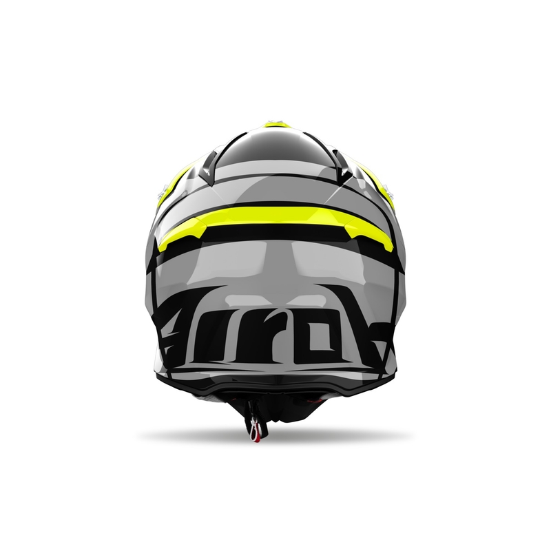 Cască de motocross Airoh Aviator Ace 2 Engine, galben lucios