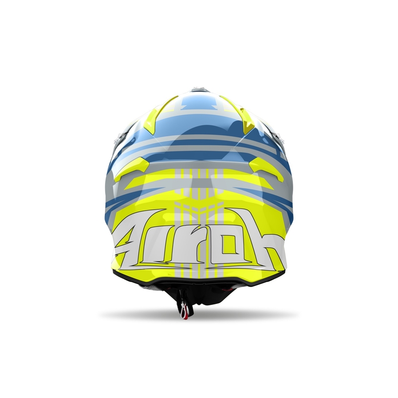 Cască motocross Airoh Aviator Ace 2 Proud, galben lucios