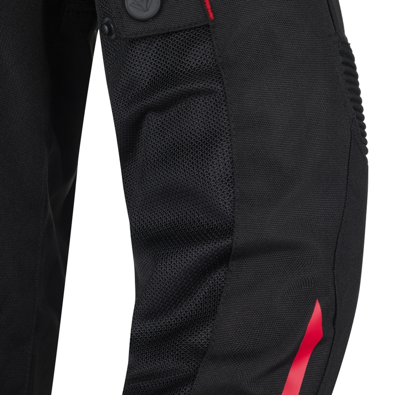 Jachetă de motociclist RSA Bolt negru-alb-roșu