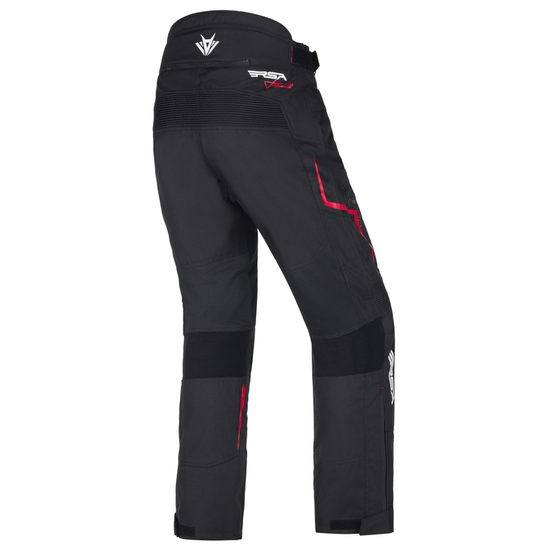 RSA Bolt pantaloni de motociclist Bolt negru-alb-rou