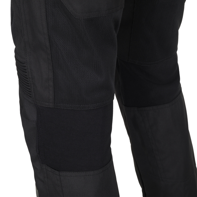 Pantaloni moto pentru femei RSA Bolt negru i alb pentru motociclete RSA Bolt