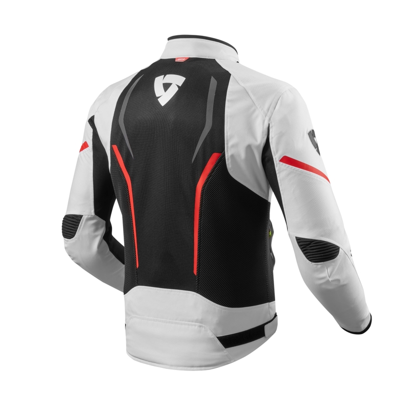 Jacheta de motociclete Revit GT-R Air 2 alb-negru lichidare