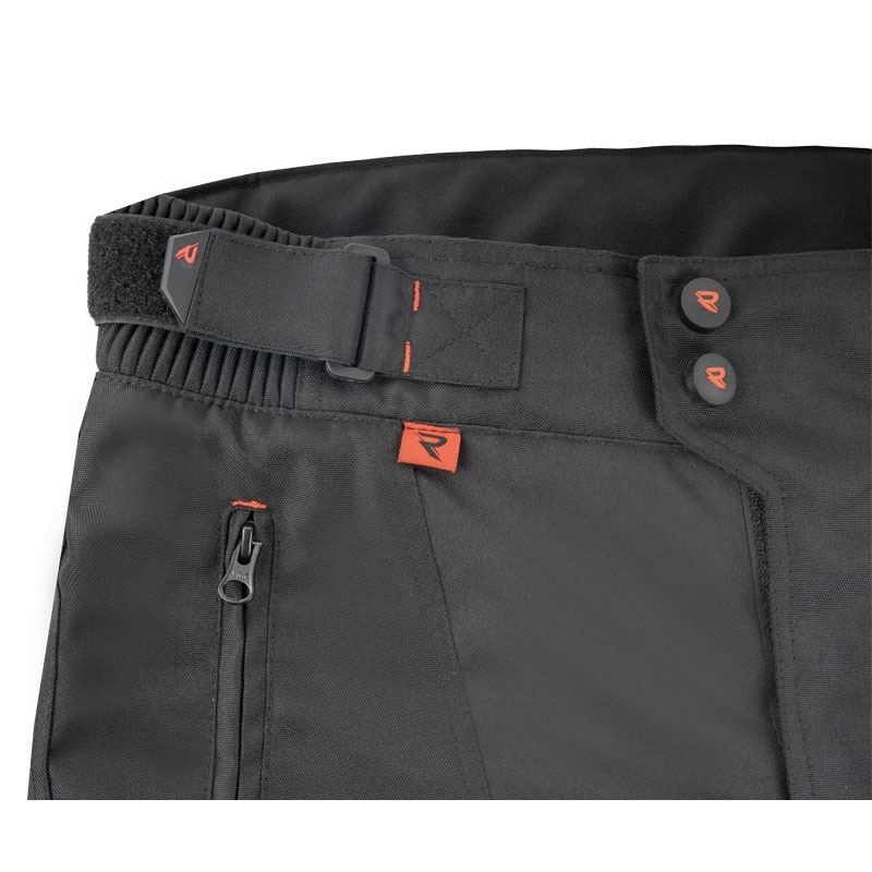 Pantaloni moto Street Racer Vix negru-rosu