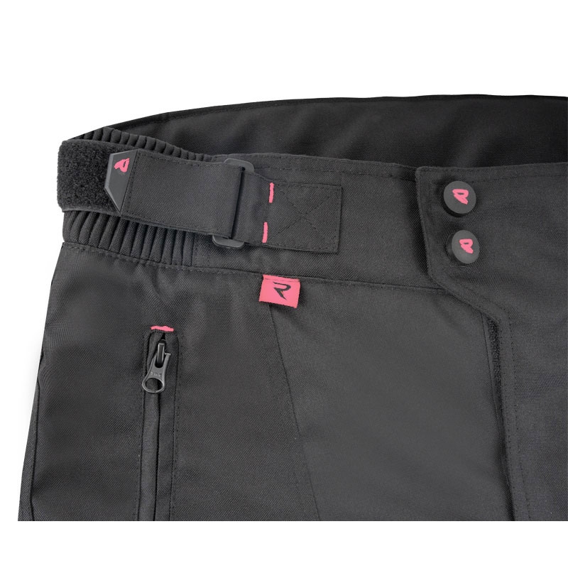 Pantaloni de motocicleta Street Racer Vix de dama negru-roz