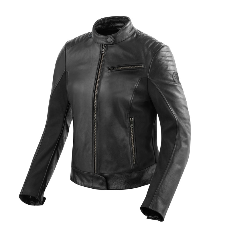 Jachetă moto Revit Clare pentru femei, negru
