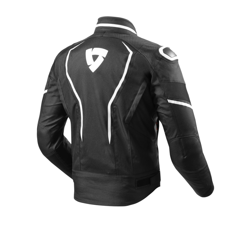 Revit Vertex Negru și alb Negru și alb Jacheta de motociclete lichidare