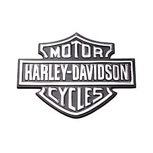 Autocolant 3D Harley-Davidson cromat