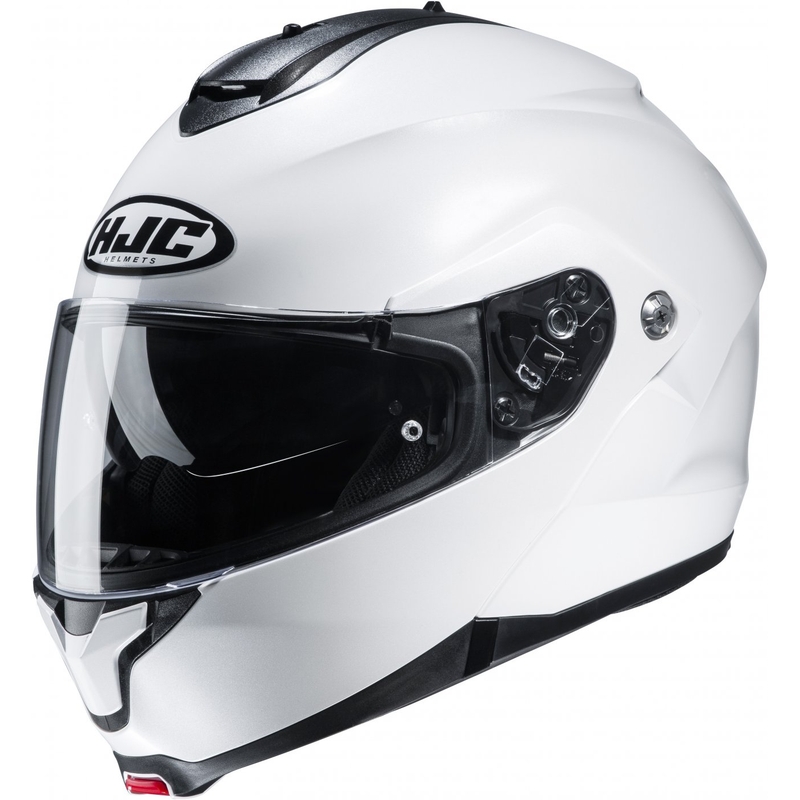 Cască de motocicletă rabatabilă Cască HJC C91N alb perlat solid