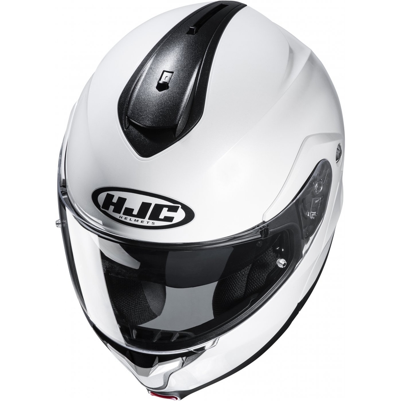 Cască de motocicletă rabatabilă Cască HJC C91N alb perlat solid