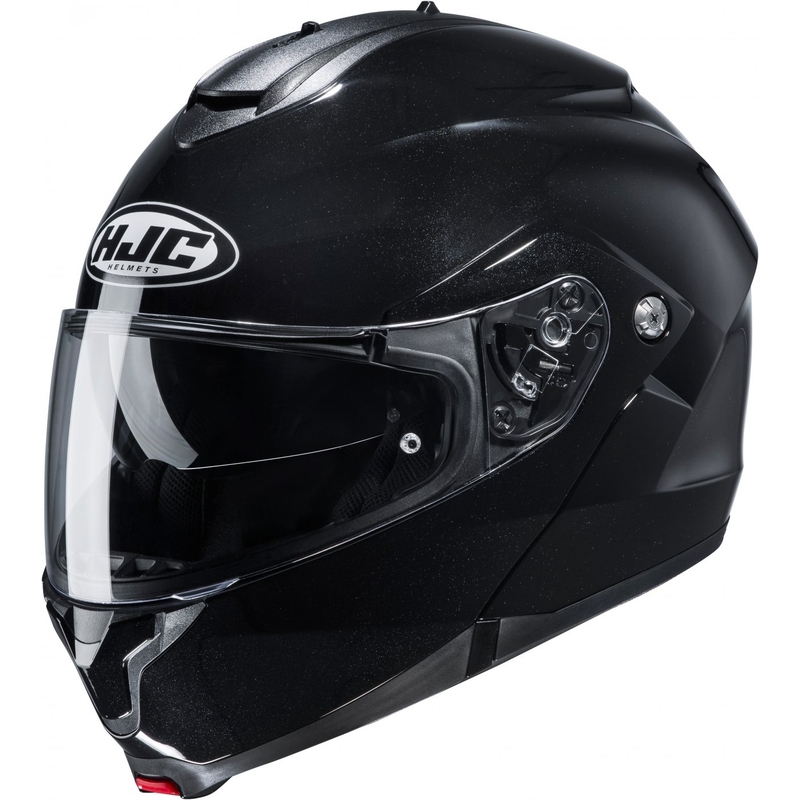 Cască de motocicletă rabatabilă HJC C91N Negru metalizat solid