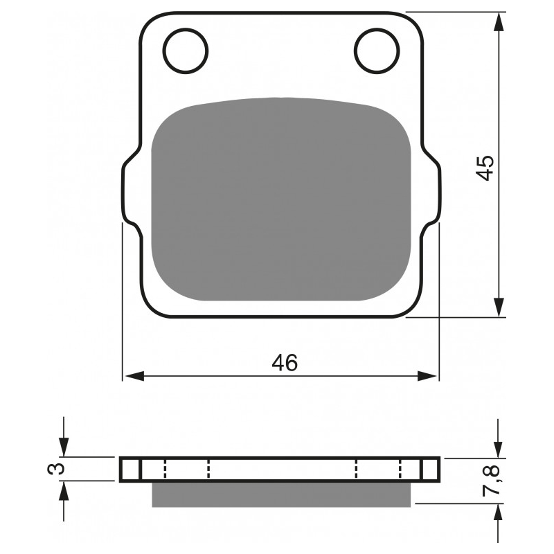 Placute de frana GOLDFREN K5 lichidare