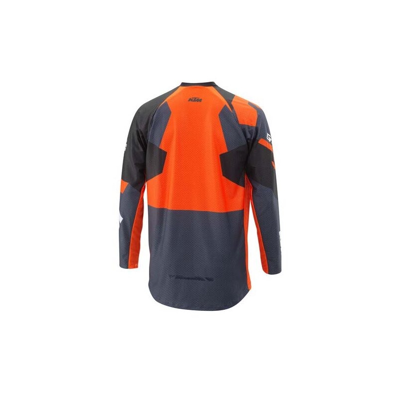 Tricou motocross KTM Gravity-FX Air gri-negru-portocaliu