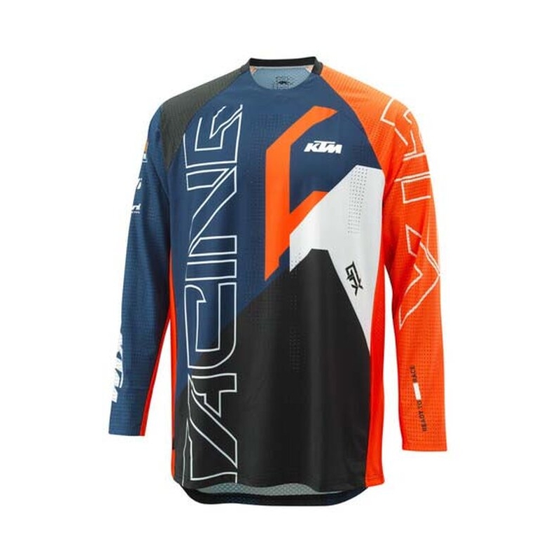 Motokrosový dres KTM Gravity-FX Replica černo-modro-oranžový lichidare