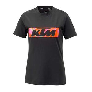KTM Camo Tee negru pentru femei
