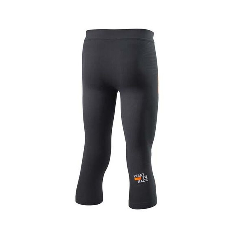 Pantaloni funcționale 3/4 KTM Performance Summer negru-portocaliu de vară lichidare