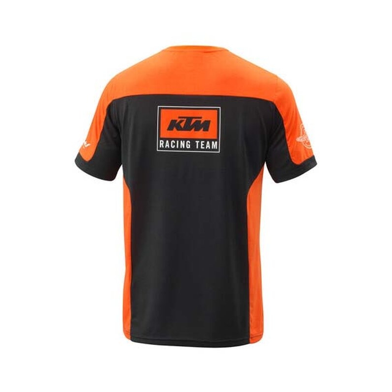 KTM Team Tee negru-portocaliu
