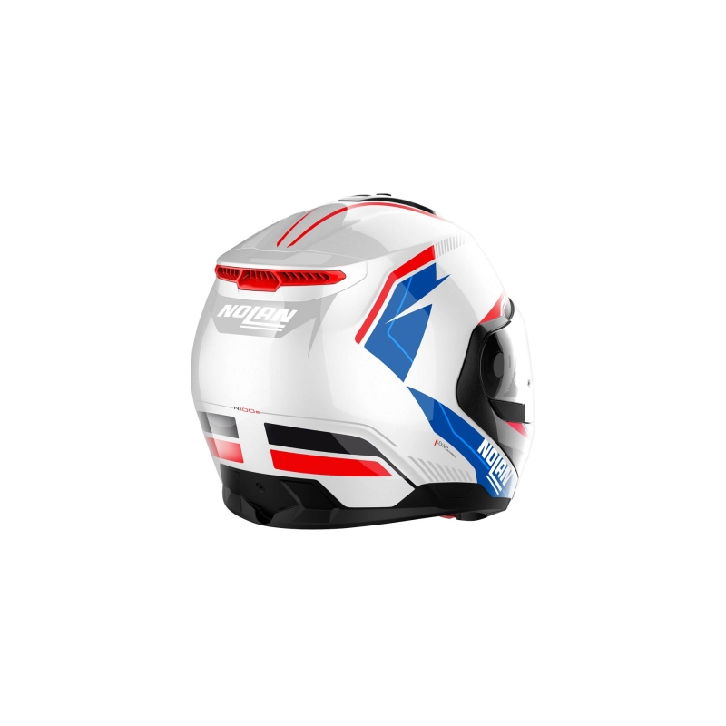 Cască de motociclist Nolan N100-6 Surveyor N-COM 24 alb-albastru
