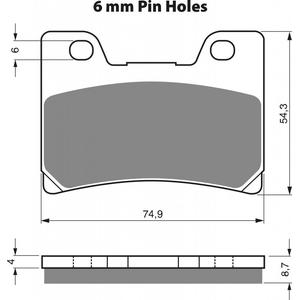 Placute de frana GOLDFREN 045 S3