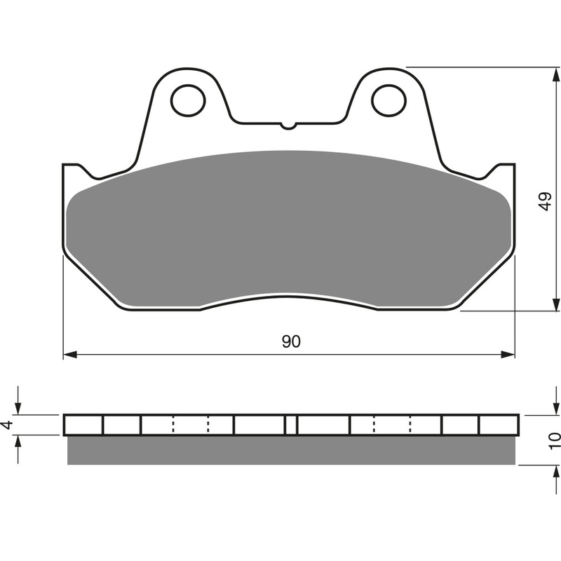 Placute de frana GOLDFREN AD  STREET