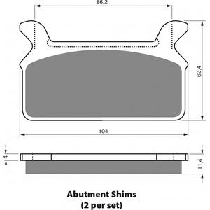 Placute de frana GOLDFREN 063 S3