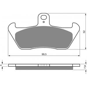 Placute de frana GOLDFREN 089 AD  OFF-ROAD FRONT
