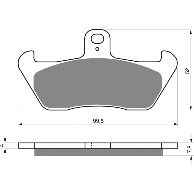 Placute de frana GOLDFREN AD  OFF-ROAD FRONT