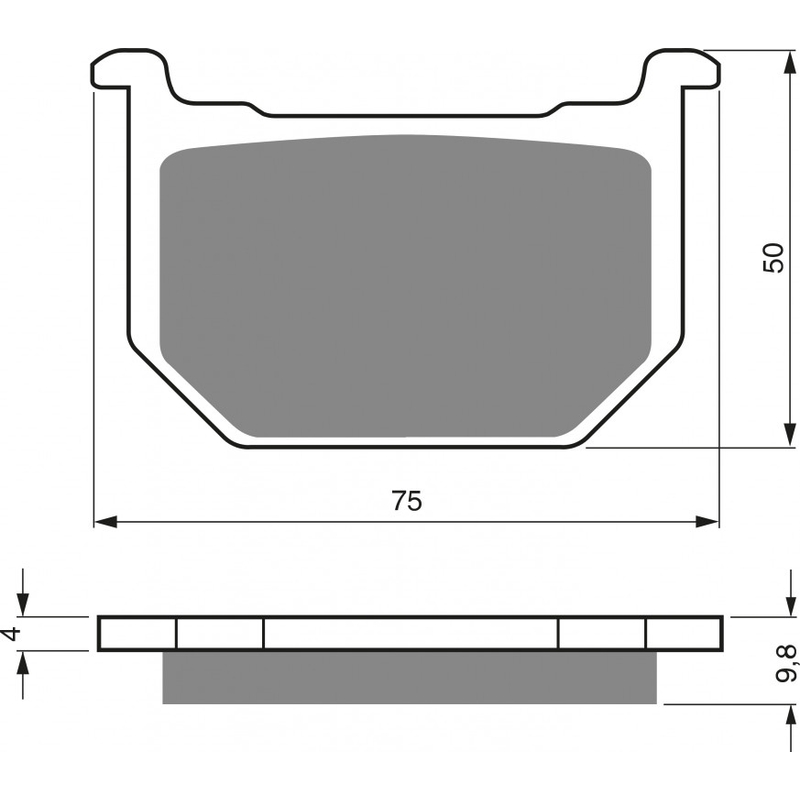 Placute de frana GOLDFREN AD  OFF-ROAD FRONT
