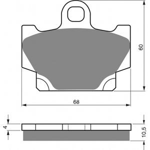 Placute de frana GOLDFREN 113 AD  OFF-ROAD FRONT