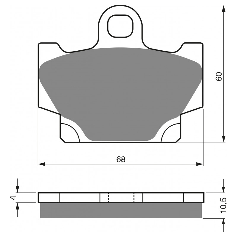Placute de frana GOLDFREN AD  OFF-ROAD FRONT