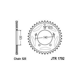 Foaie spate JT 45T, 525