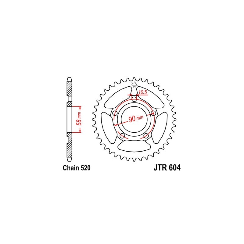Foaie spate JT 35T, 520