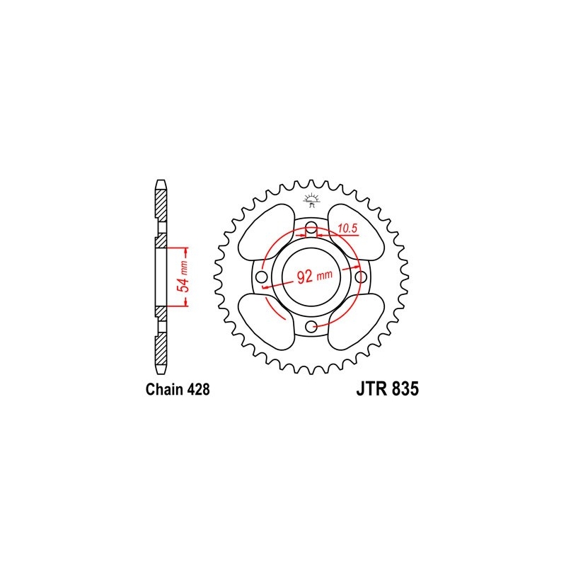 Foaie spate JT 49T, 428
