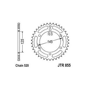 Foaie spate JT JTR 855-46 46T, 520