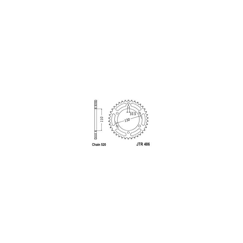 Foaie spate JT 43T, 520